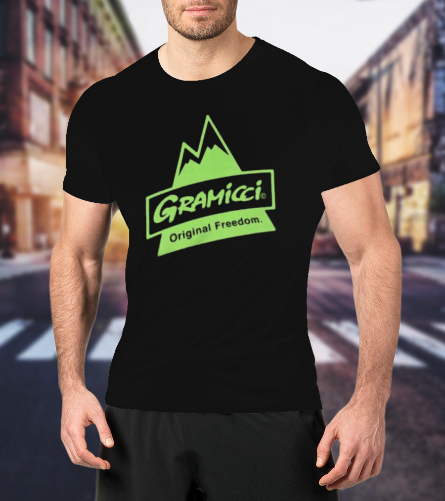 Gramicci Original Freedom Green Mountain T-Shirt