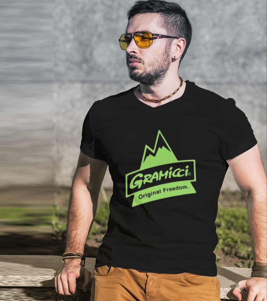 Gramicci Original Freedom Green Mountain T-Shirt