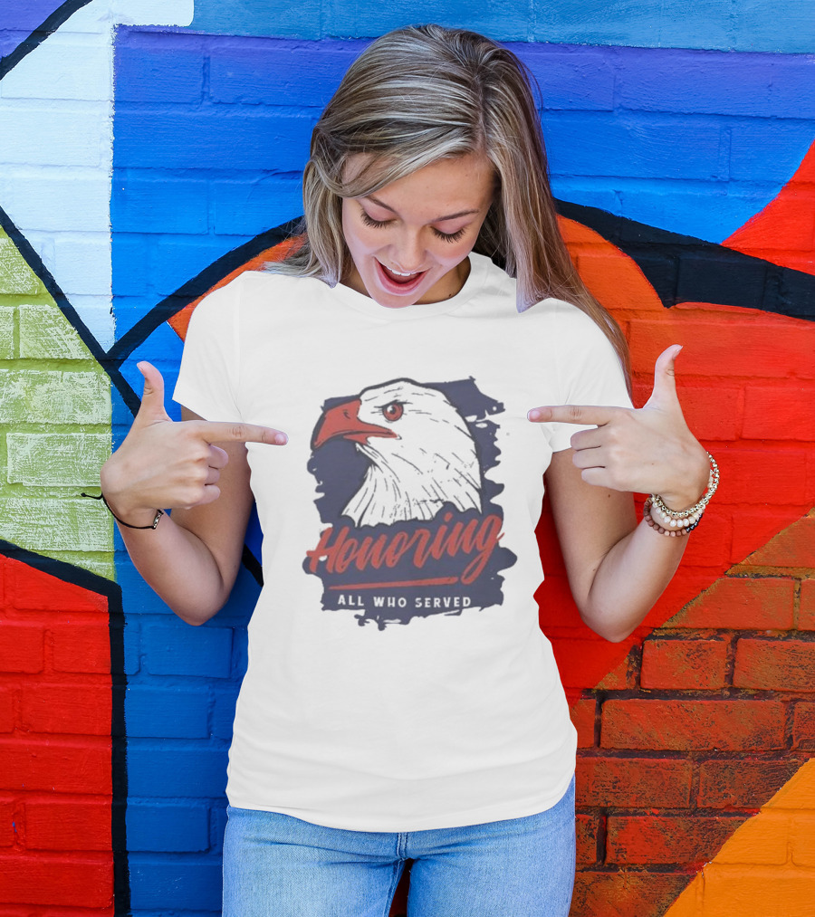 Honoring All Who Served Eagle T-Shirt