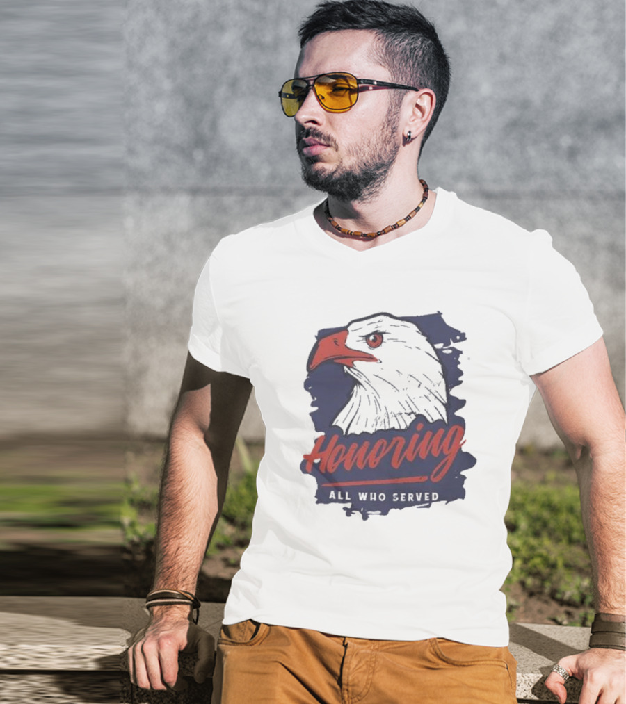 Honoring All Who Served Eagle T-Shirt