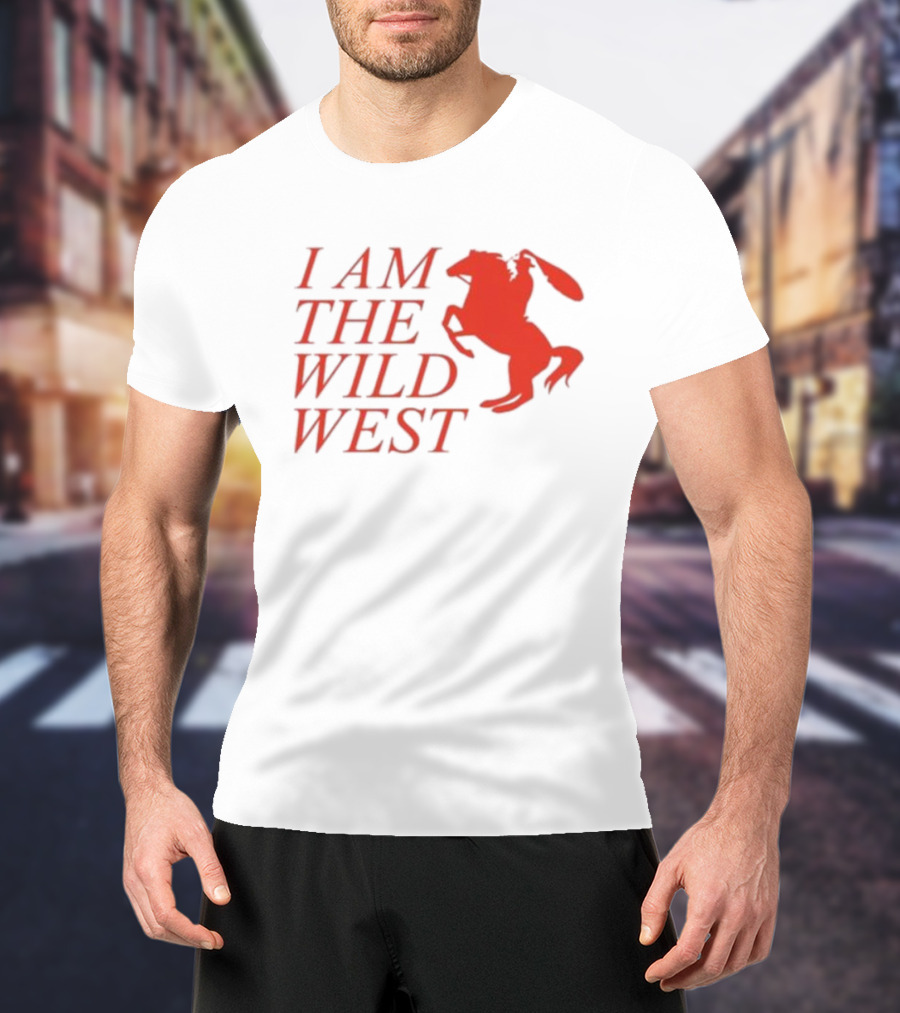 I Am The Wild West Horse And Rider Red T-Shirt