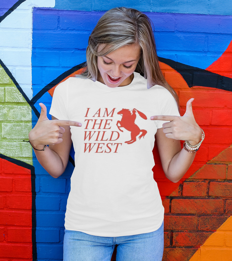 I Am The Wild West Horse And Rider Red T-Shirt