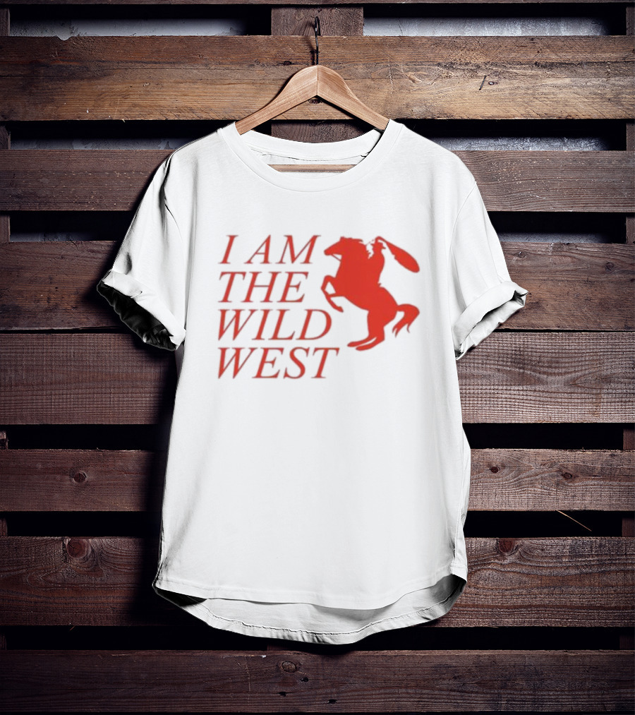 I Am The Wild West Horse And Rider Red T-Shirt
