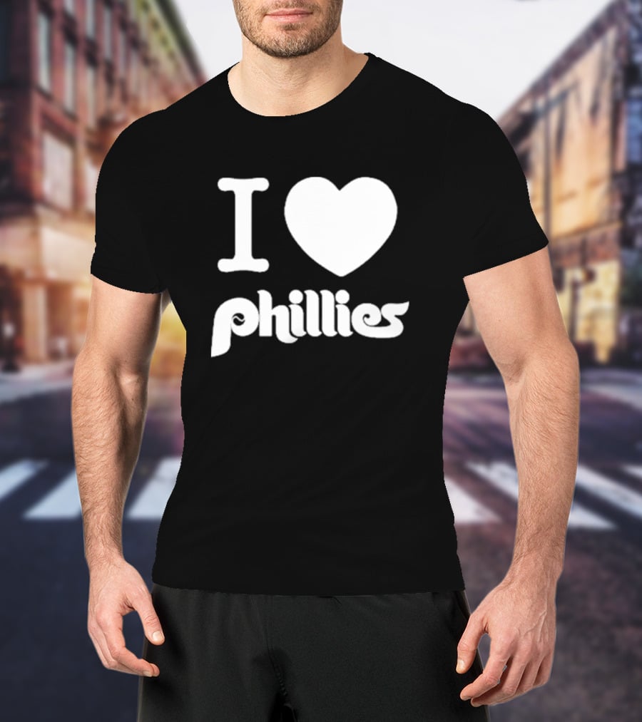 I Heart Phillies Fan Night Team Spirit T-Shirt