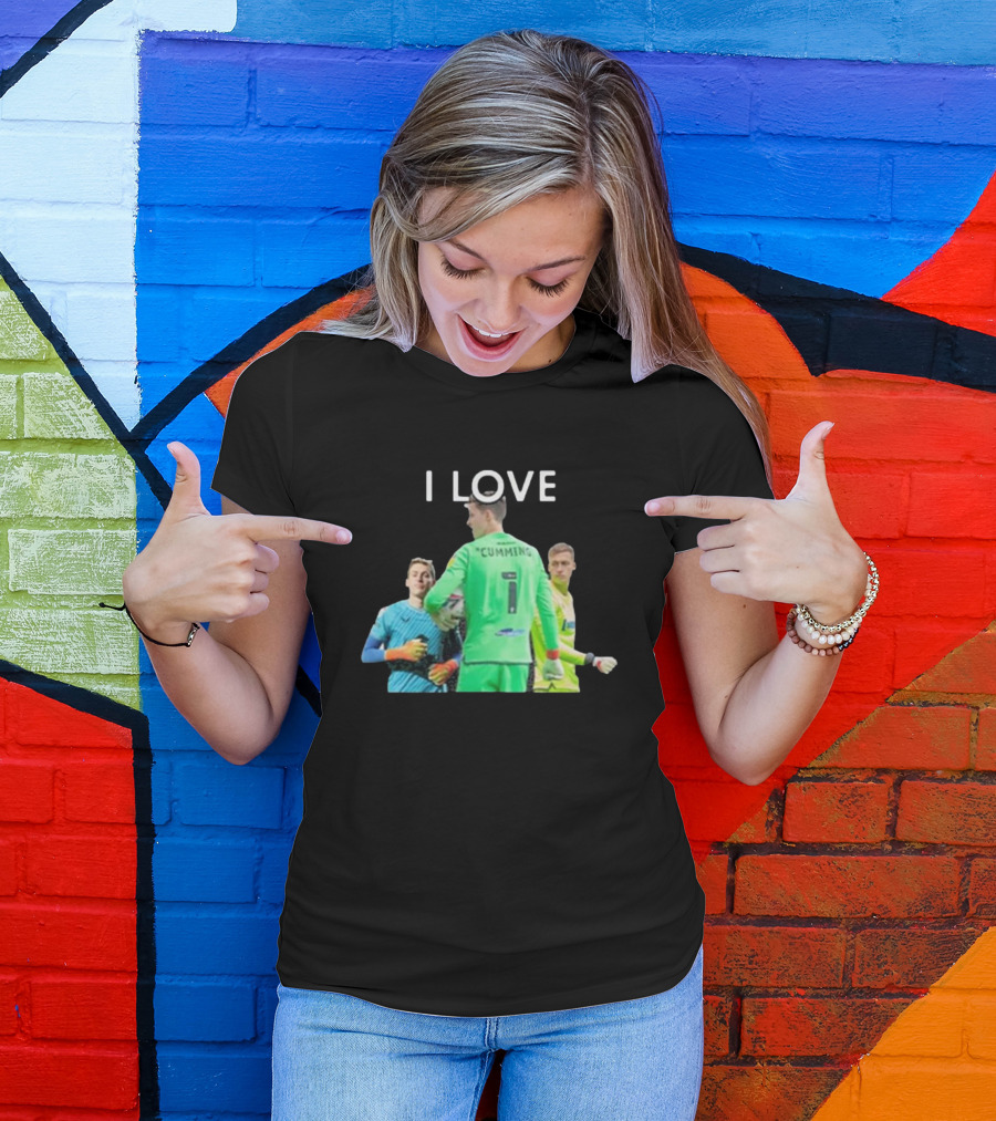 I Love Cumming Soccer Goalkeeper Trio T-Shirt