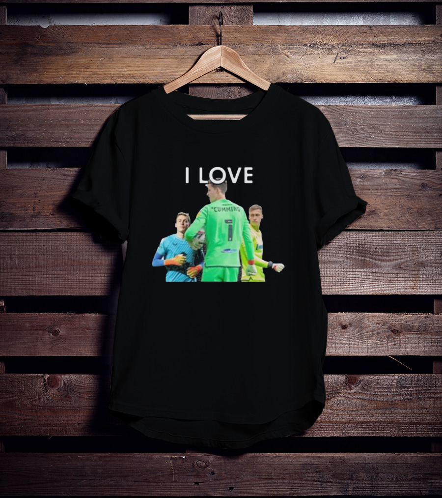 I Love Cumming Soccer Goalkeeper Trio T-Shirt
