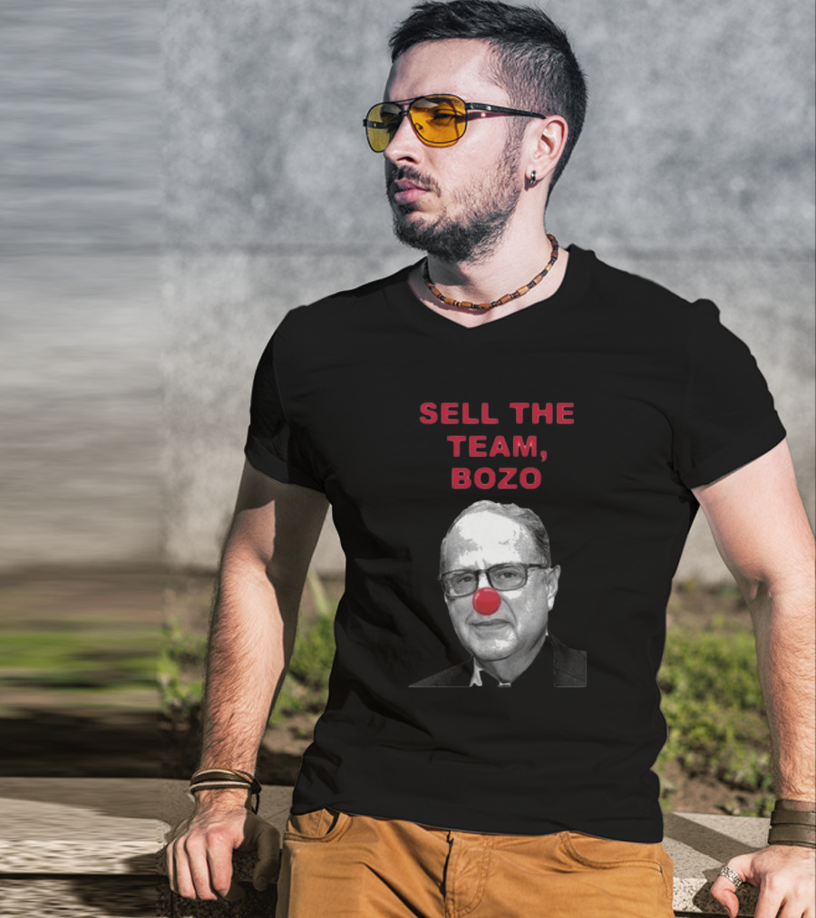 Sell The Team Bozo Red Nose Satire T-Shirt