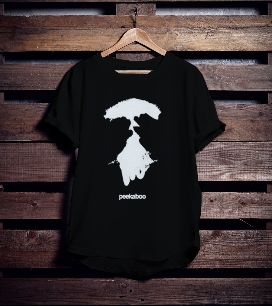 Peekaboo Eyes Wide Open Patch T-Shirt