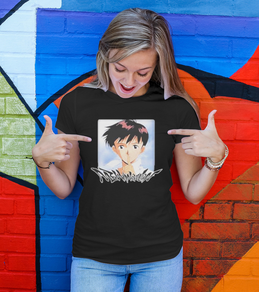 Goofyahhtees Mewangelion Anime Character T-Shirt