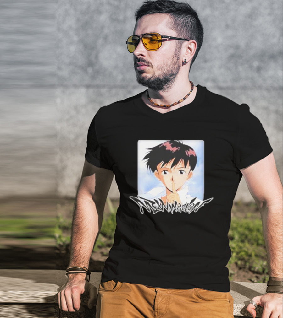 Goofyahhtees Mewangelion Anime Character T-Shirt