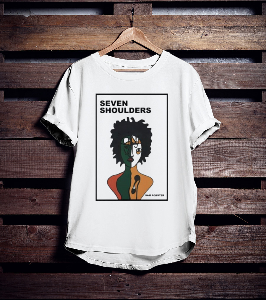 Seven Shoulders Sam Forster Afrocentric Abstract T-Shirt