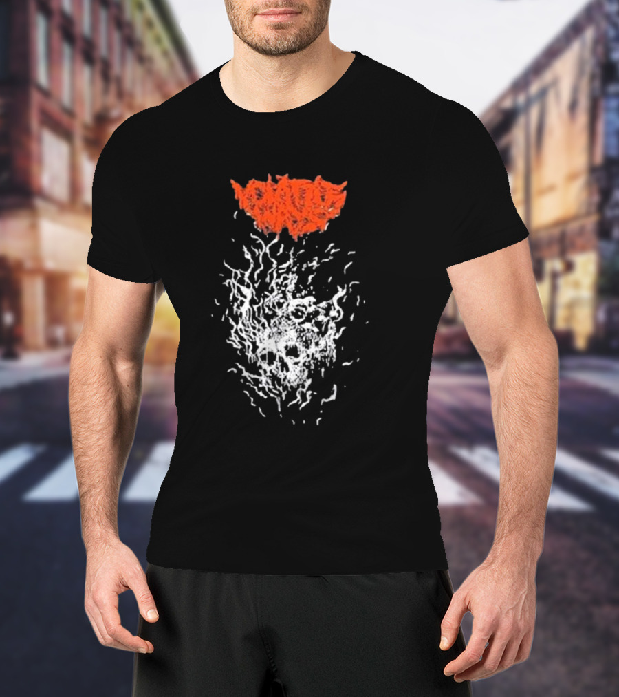 Volatile Ways Skull Fire Release My Tortured Soul T-Shirt