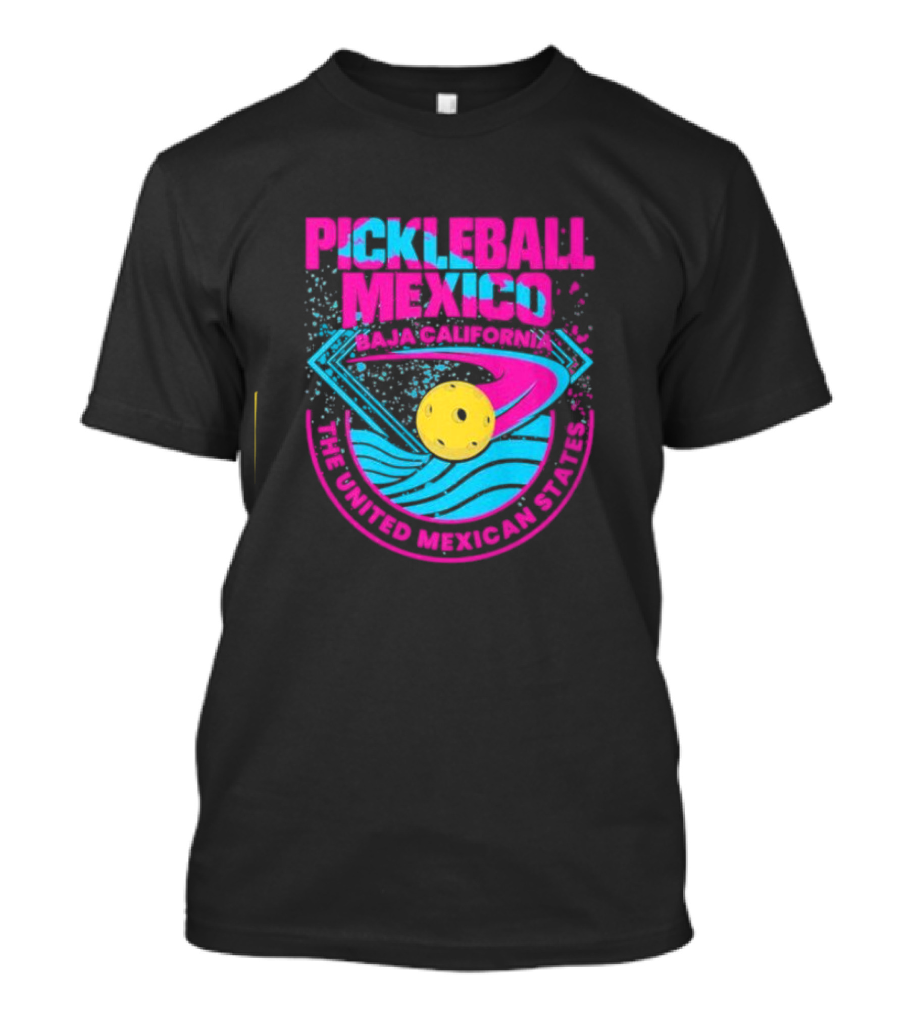 Pickleball Mexico Baja California The United Mexican States T-Shirt
