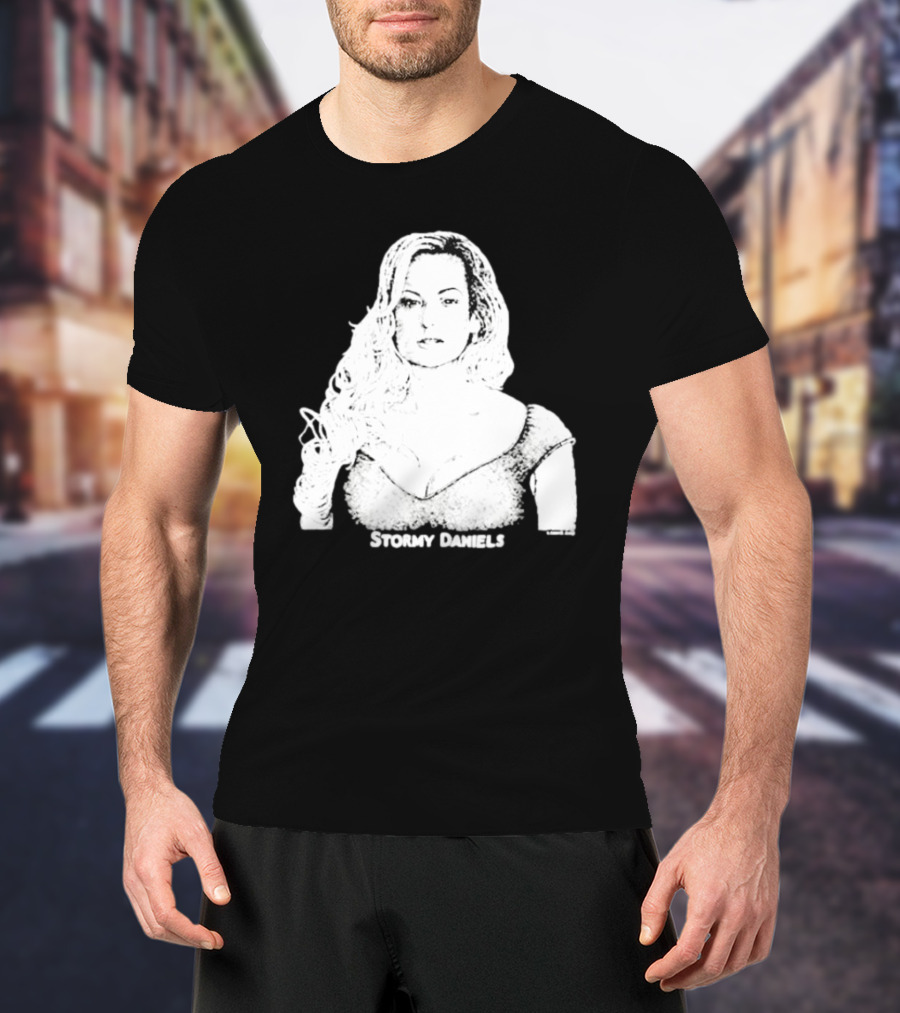 Stormy Daniels Monochrome T-Shirt