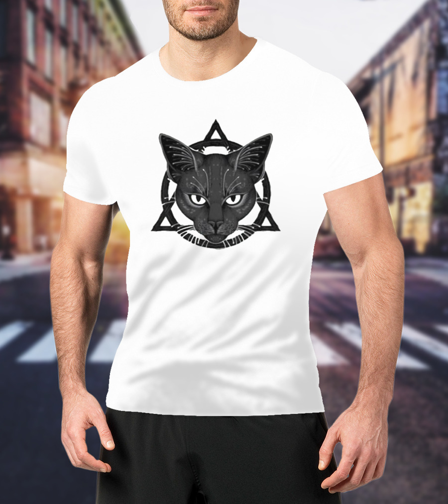 Therian Theta Delta Feline Symbol With Cat T-Shirt