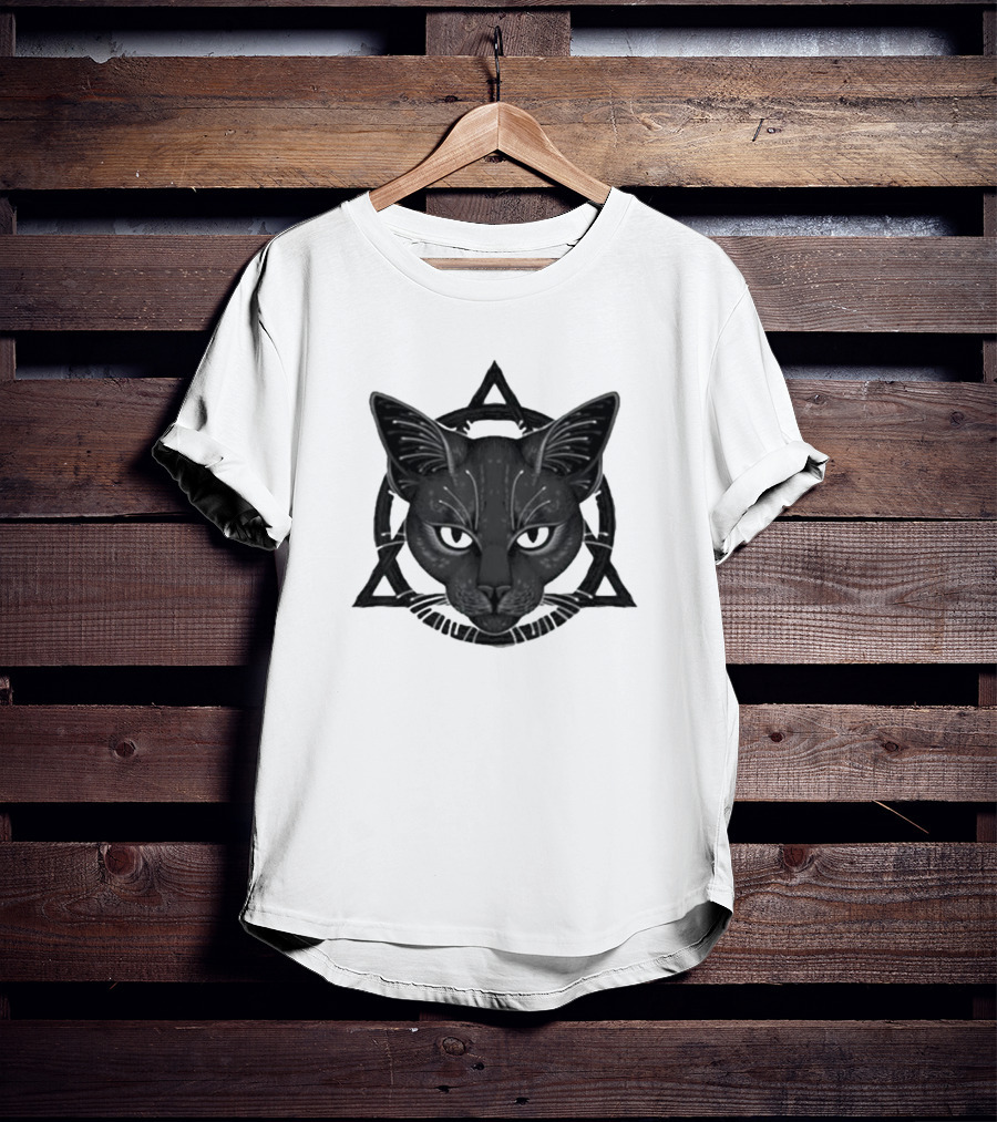 Therian Theta Delta Feline Symbol With Cat T-Shirt