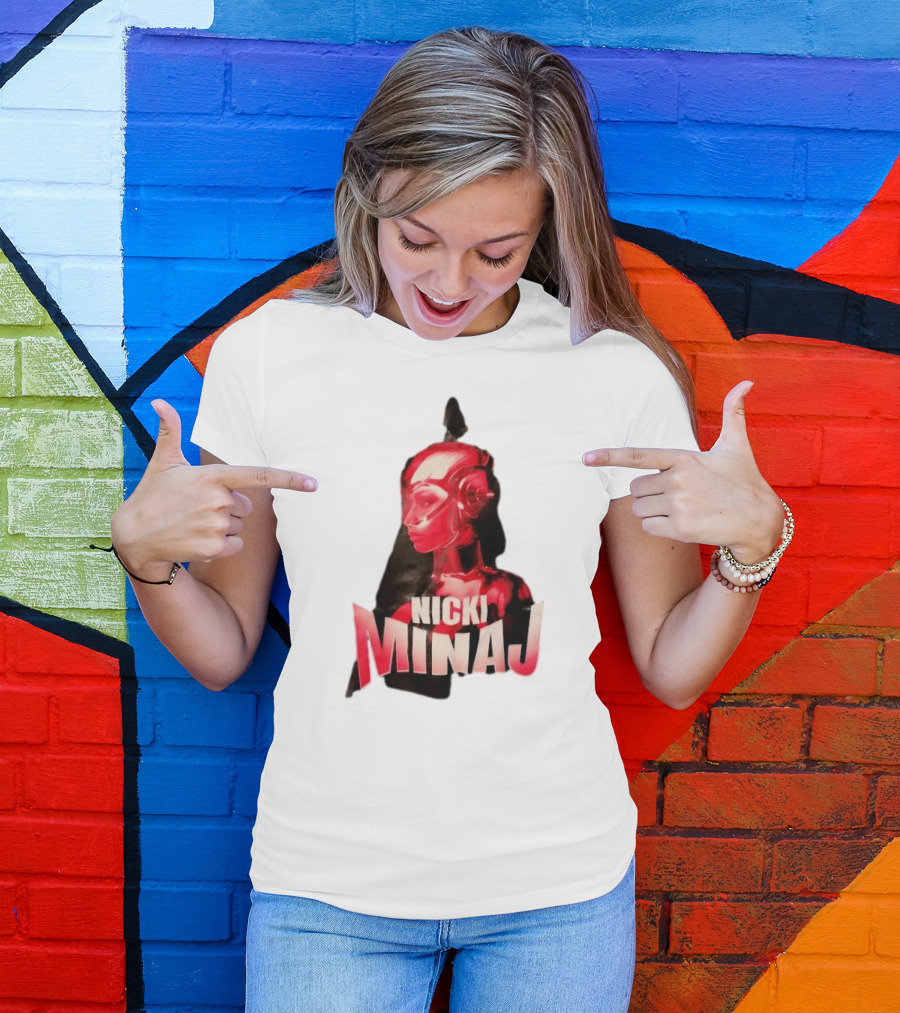 Nicki Minaj Red Robot Futuristic T-Shirt