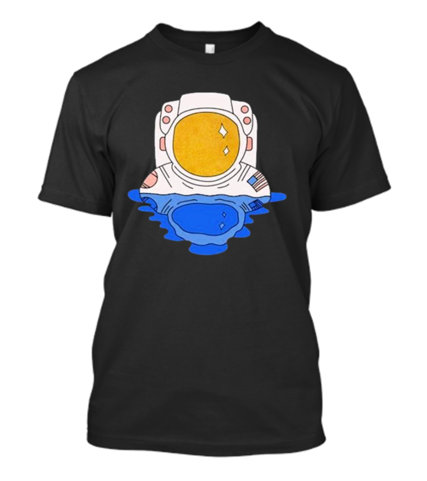 SciShow Buoyancy Lab Astronaut Floating In Water T-Shirt
