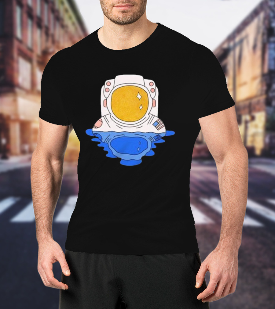 SciShow Buoyancy Lab Astronaut Floating In Water T-Shirt