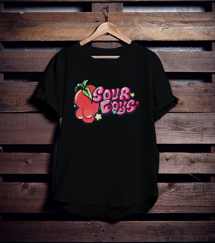 Sourboys Squishy Strawberry Stars T-Shirt