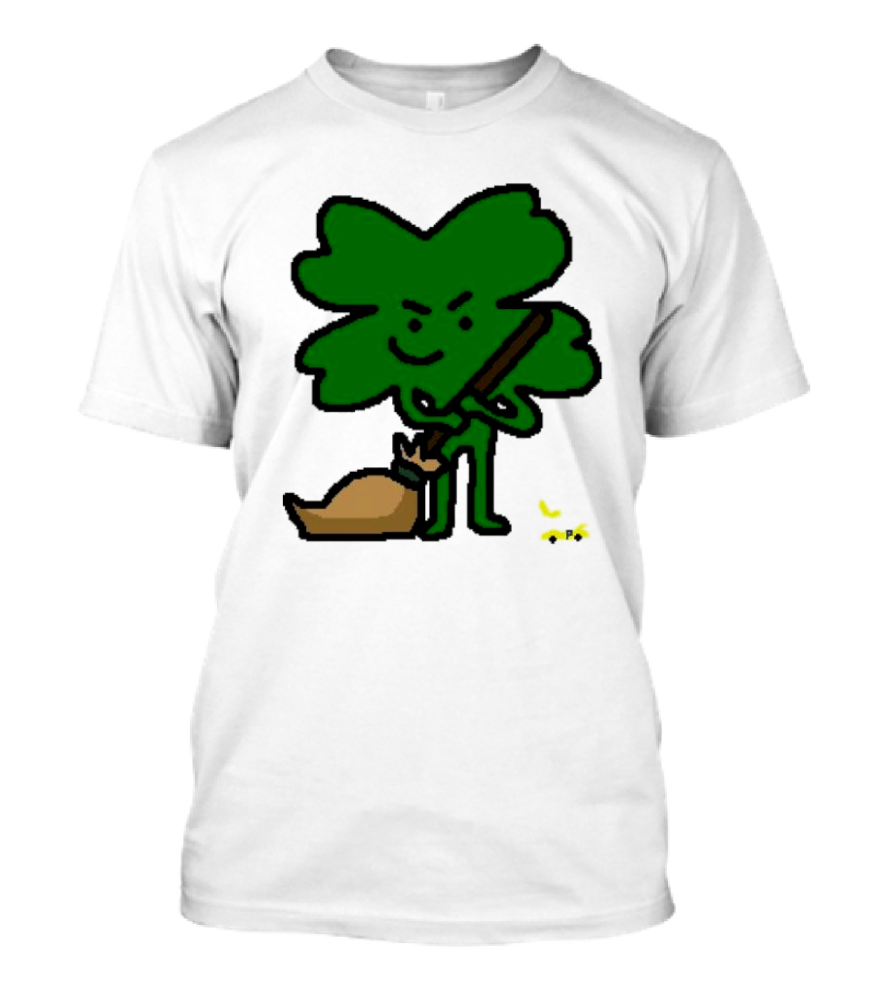 The Celtics Sweep The Pacers NBA Paint Shamrock Holding Broom T-Shirt