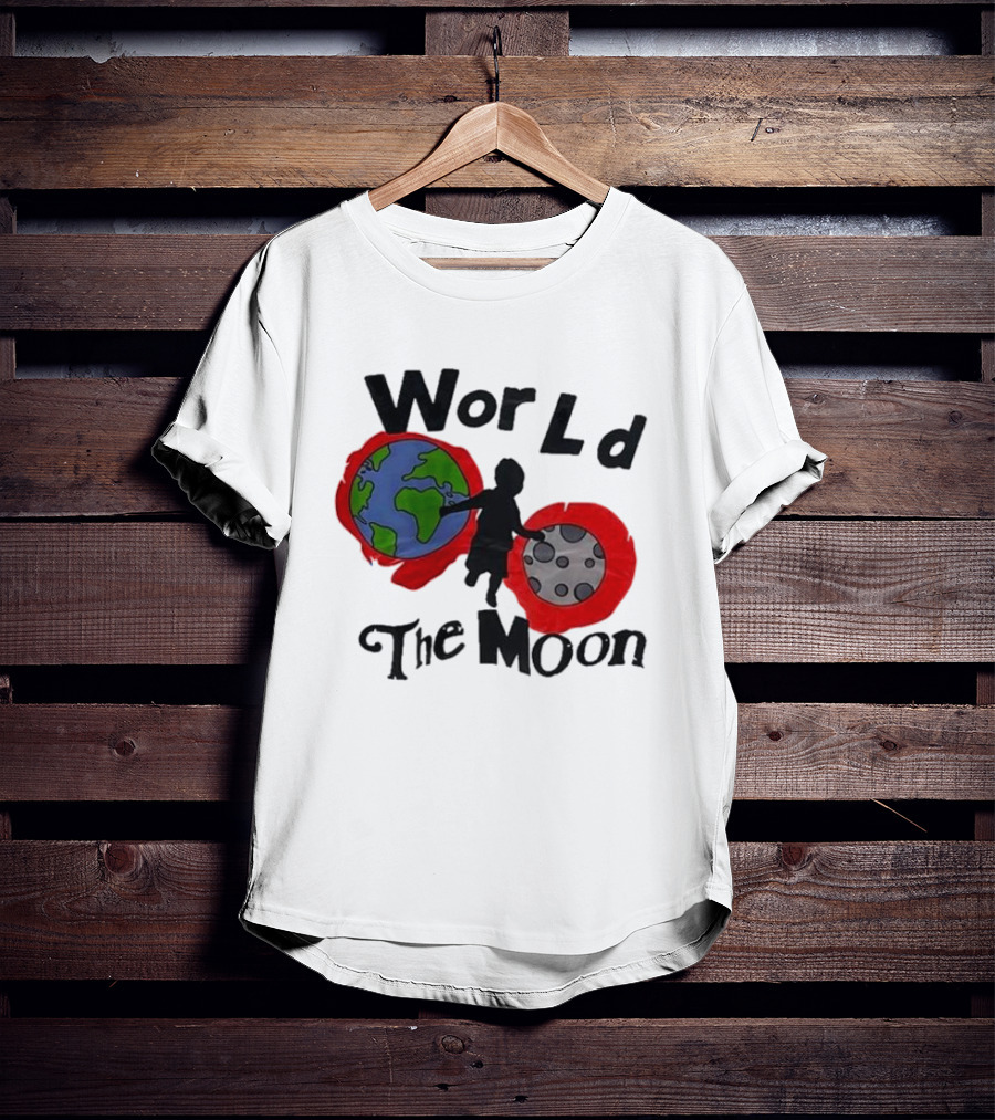 World The Moon Child Earth And Moon T-Shirt
