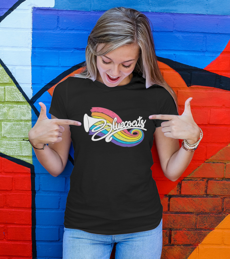 Bluecoats Horn With Rainbow Swirl T-Shirt