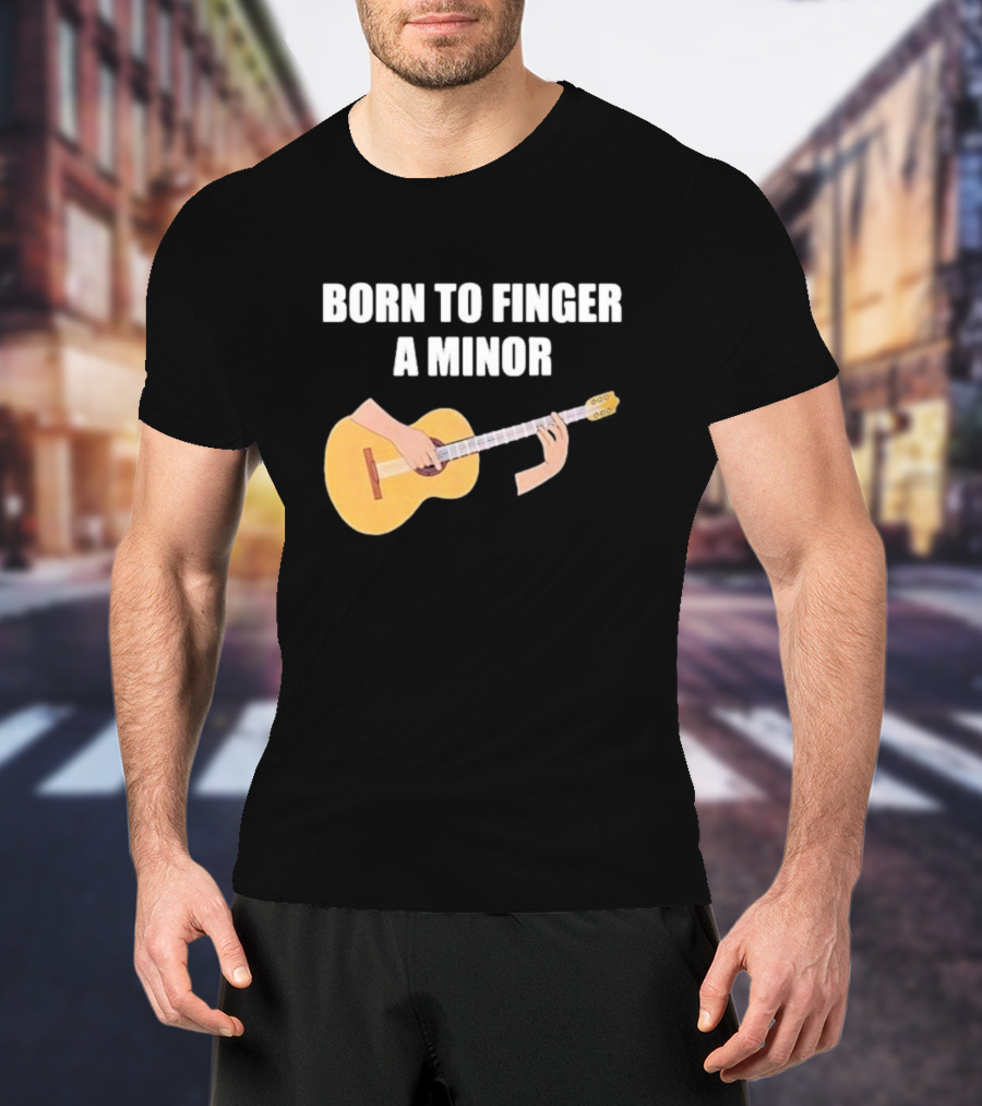 Born To Play A Minor Guitar Chord T-Shirt