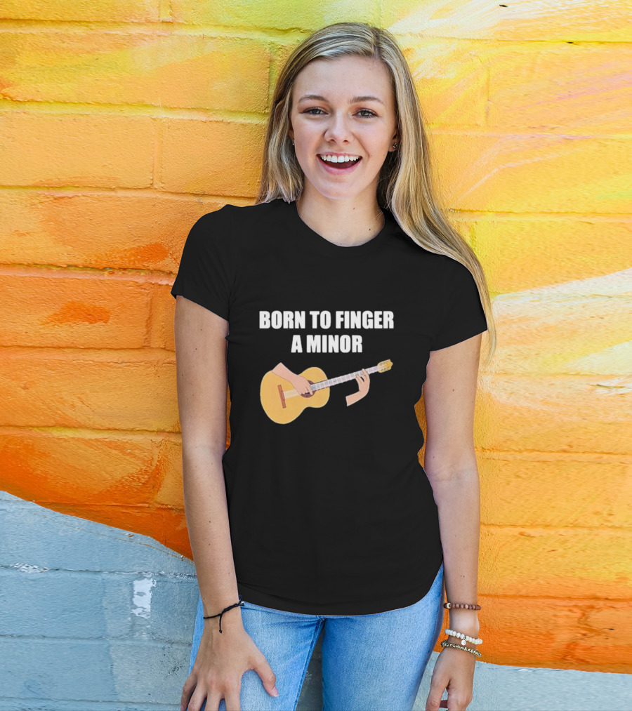 Born To Play A Minor Guitar Chord T-Shirt