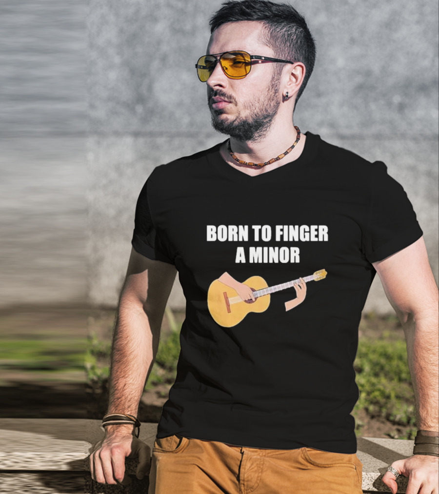 Born To Play A Minor Guitar Chord T-Shirt