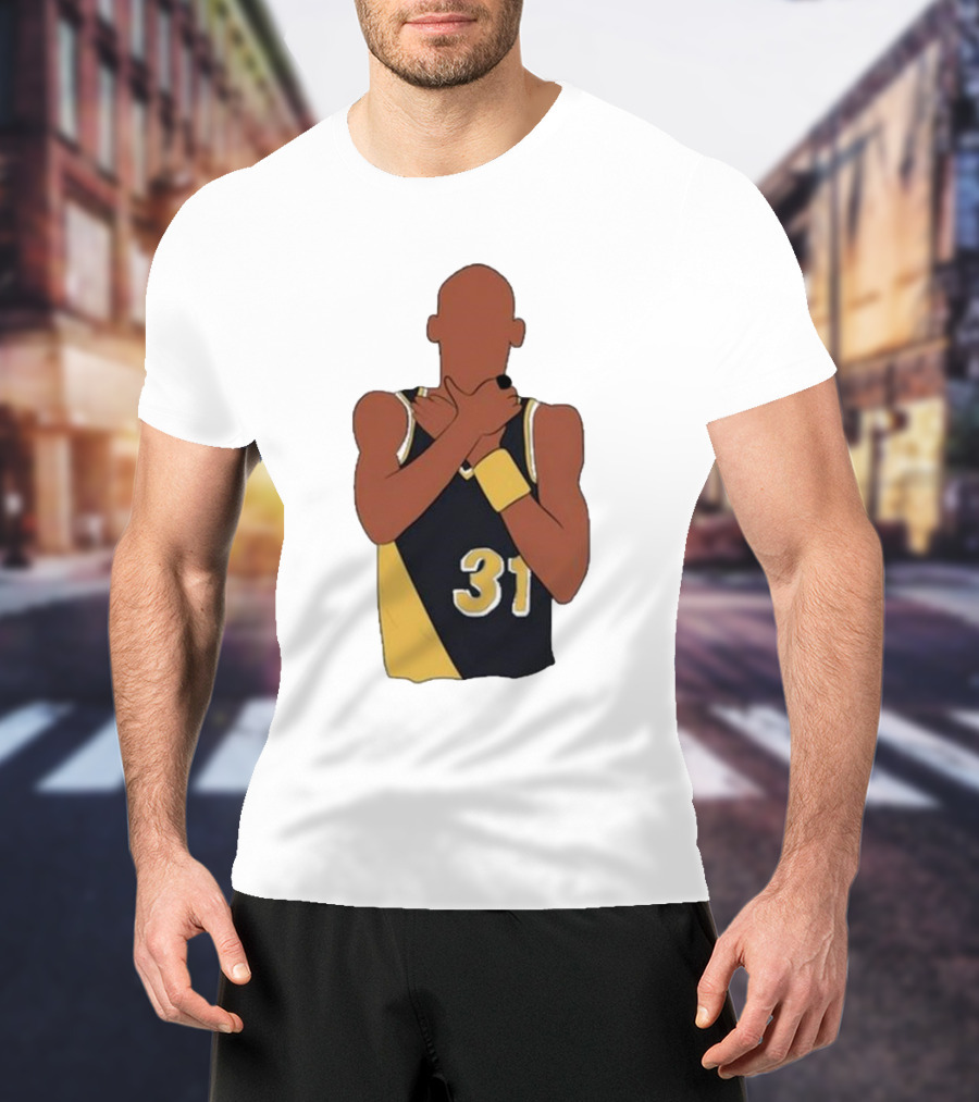 Candace Parker Reggie Miller 31 Gesture Basketball Fan T-Shirt