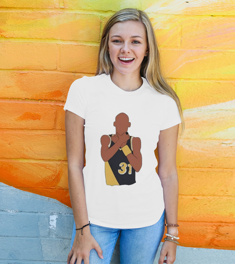 Candace Parker Reggie Miller 31 Gesture Basketball Fan T-Shirt