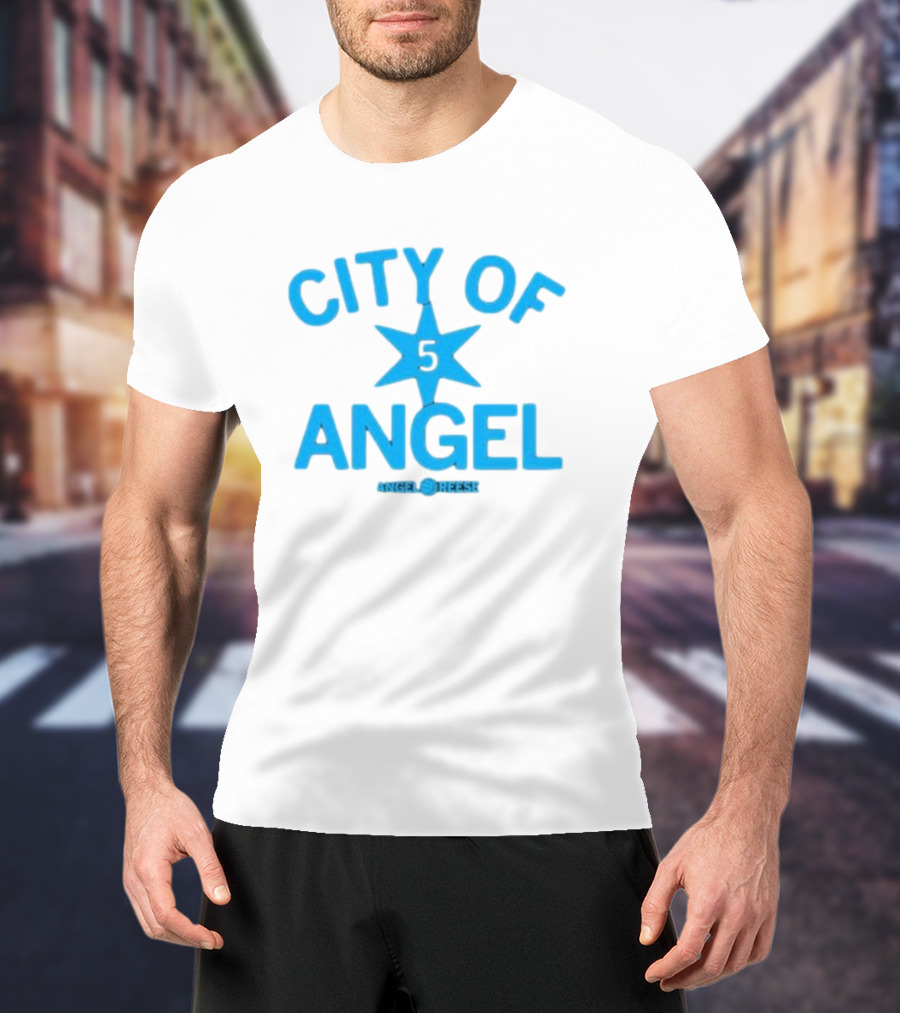 City Of Angel 5 Star Angel Reese T-Shirt