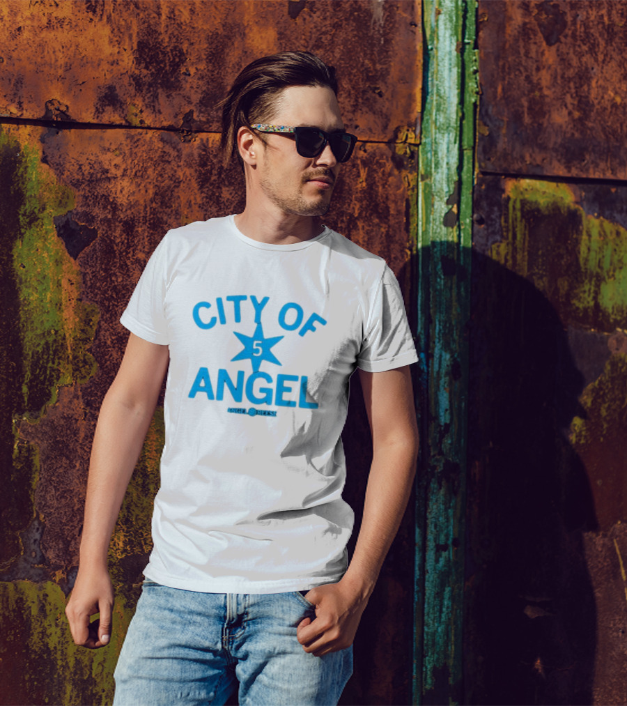 City Of Angel 5 Star Angel Reese T-Shirt