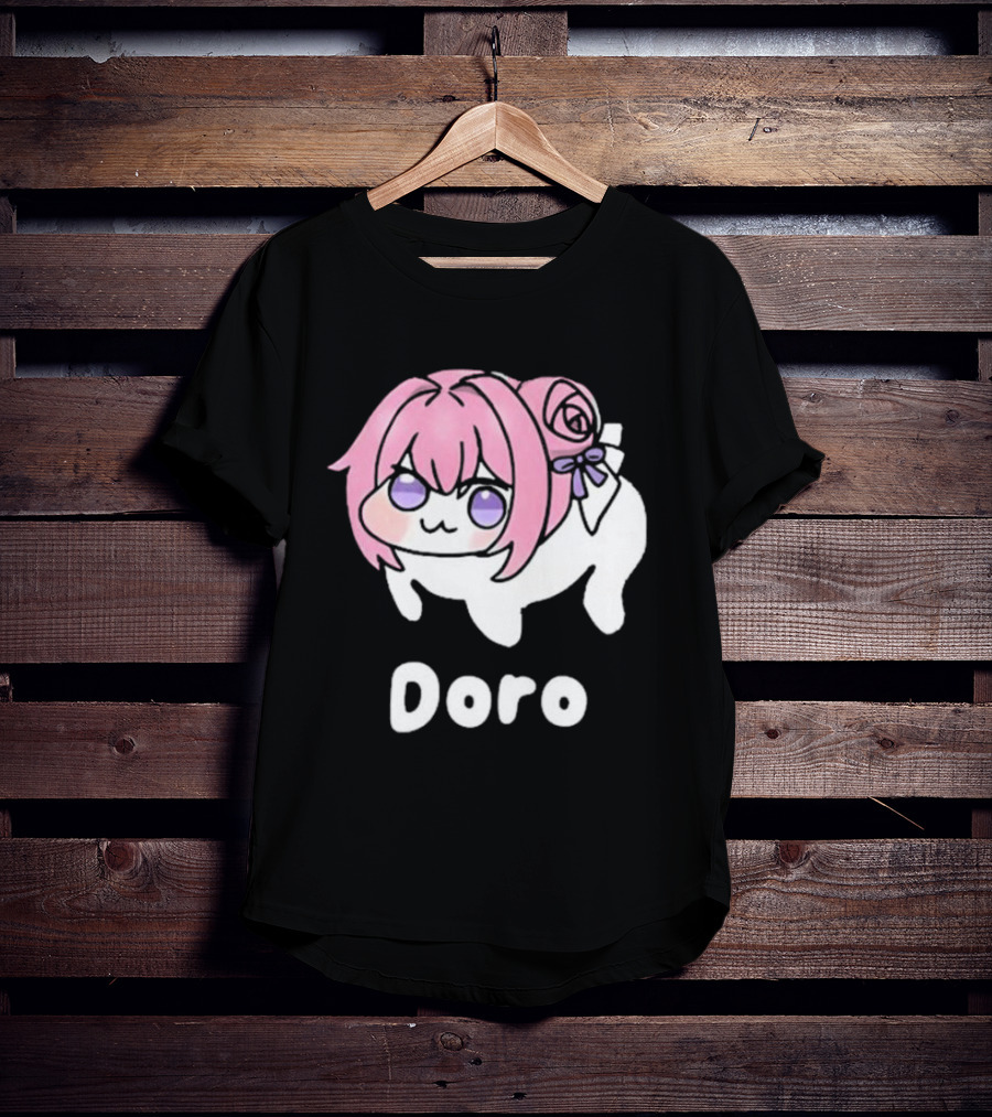 Doro Nikke Anime Pink Hair Character T-Shirt