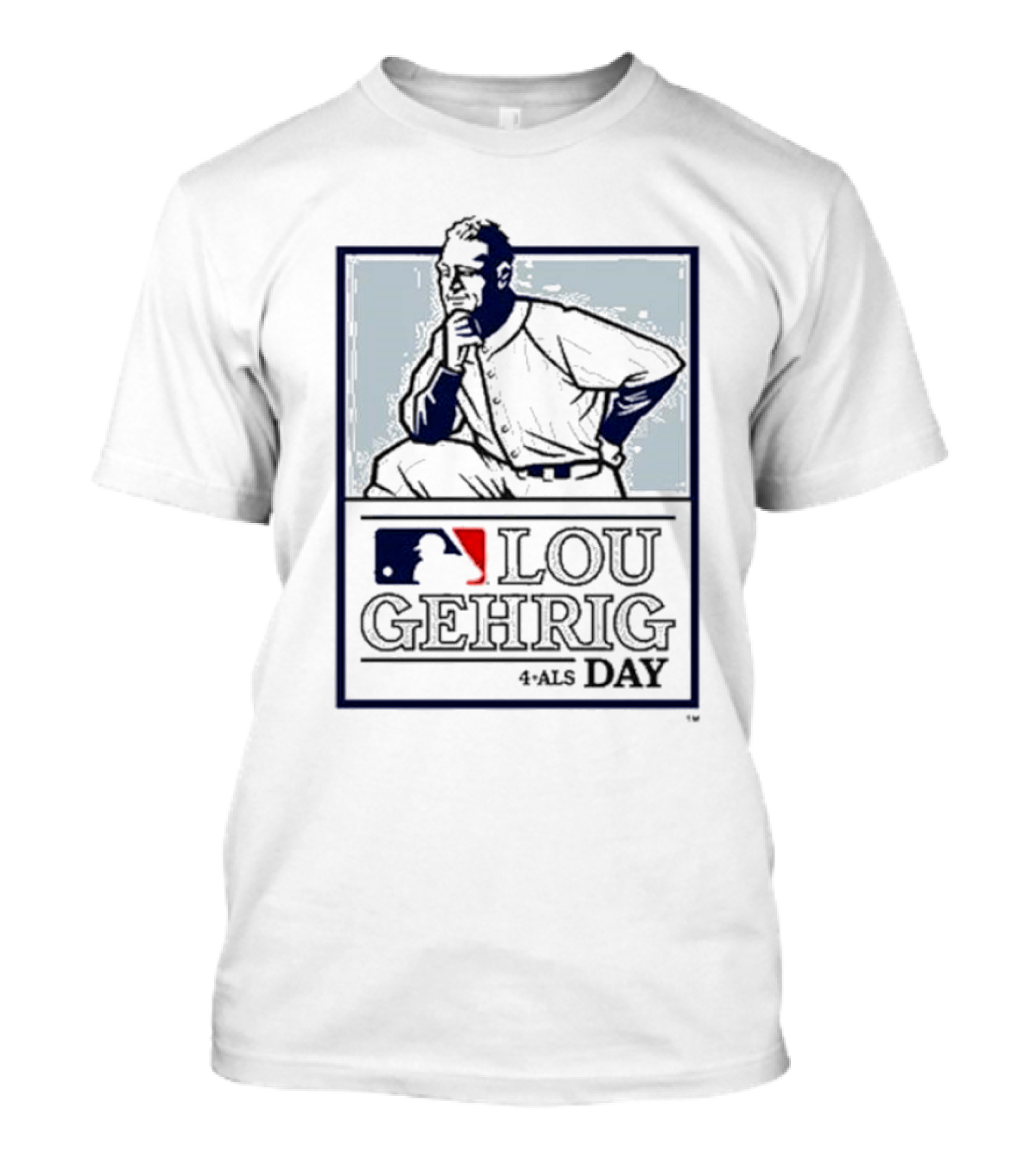 Lou Gehrig MLB 4 ALS Day T-Shirt