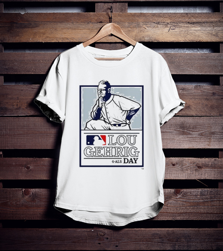 Lou Gehrig MLB 4 ALS Day T-Shirt