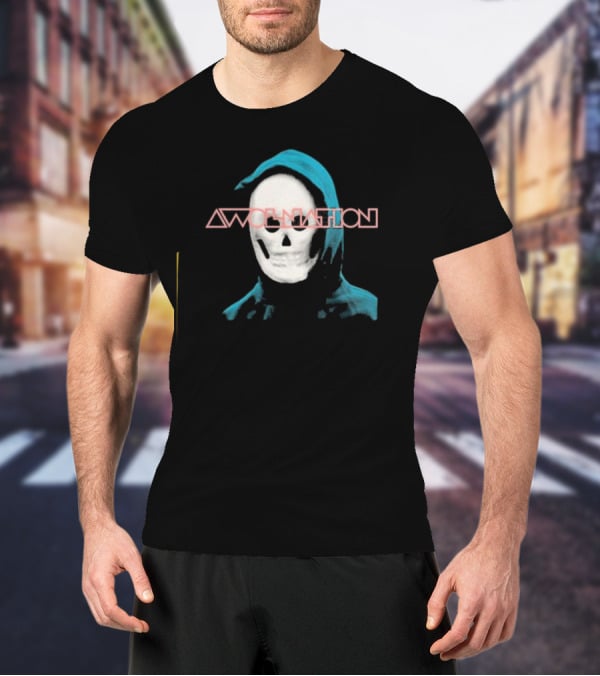 Awolnation Skull Mask T-Shirt
