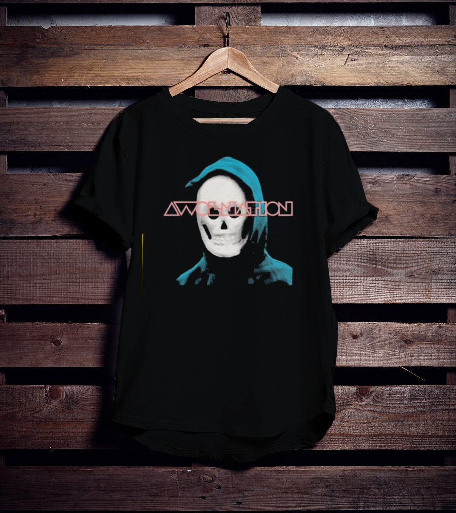 Awolnation Skull Mask T-Shirt