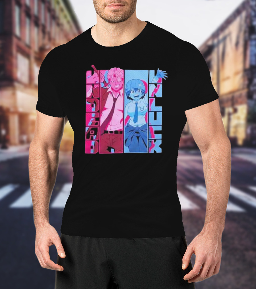 Undead Unluck Andy Fuuko Manga Panel T-Shirt