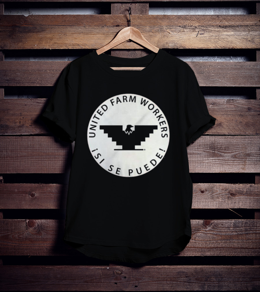 United Farm Workers ¡Sí Se Puede Eagle Emblem T-Shirt
