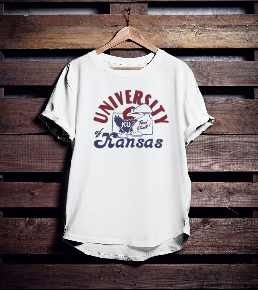University Of Kansas Red Chalk KU T-Shirt