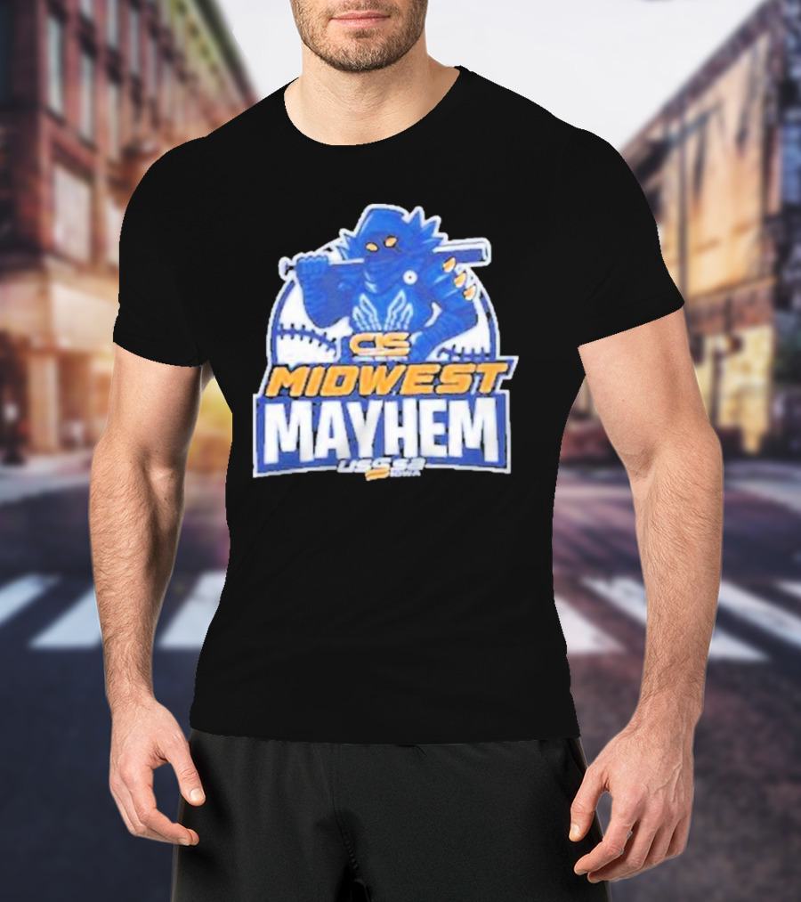 CS Midwest Mayhem USSSA Iowa Baseball T-Shirt