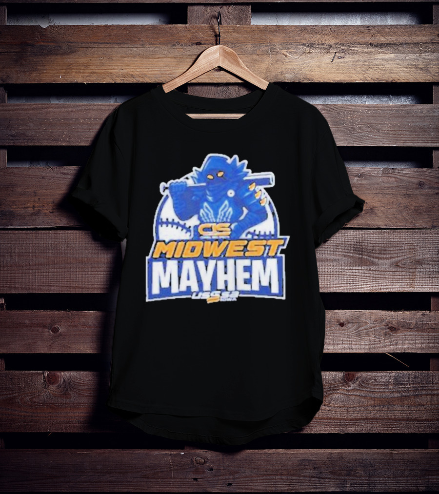 CS Midwest Mayhem USSSA Iowa Baseball T-Shirt
