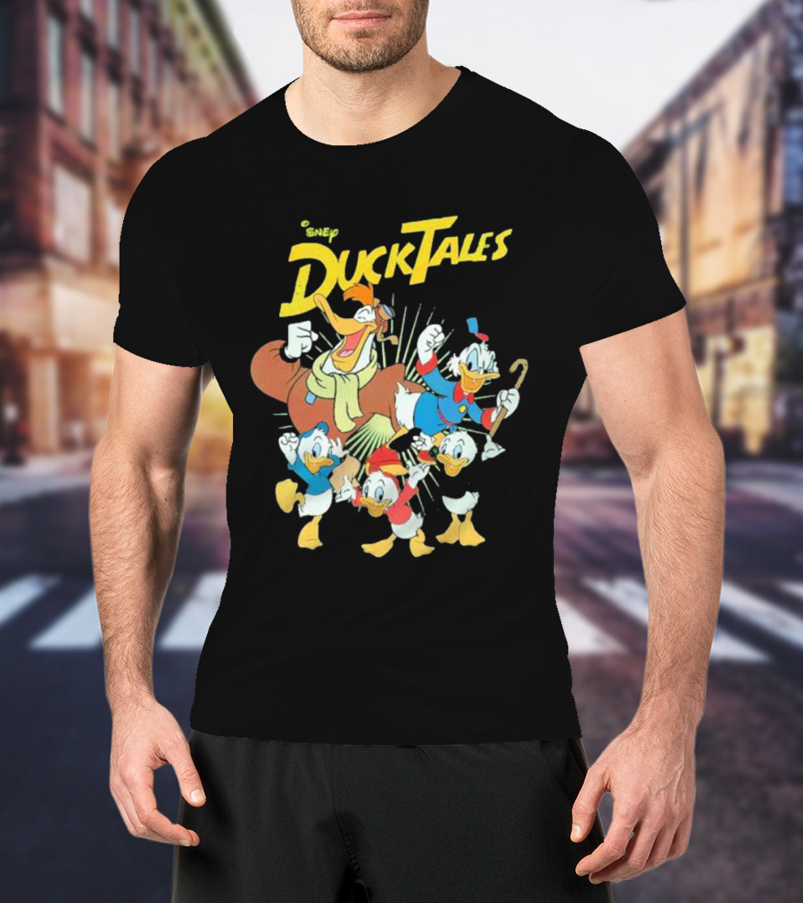 DuckTales Vintage Cast Disney Duck Cartoon Characters T-Shirt
