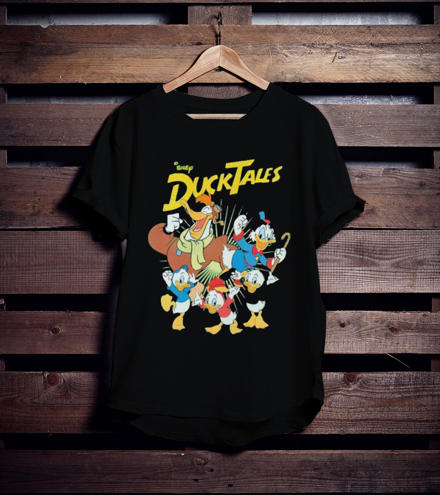 DuckTales Vintage Cast Disney Duck Cartoon Characters T-Shirt