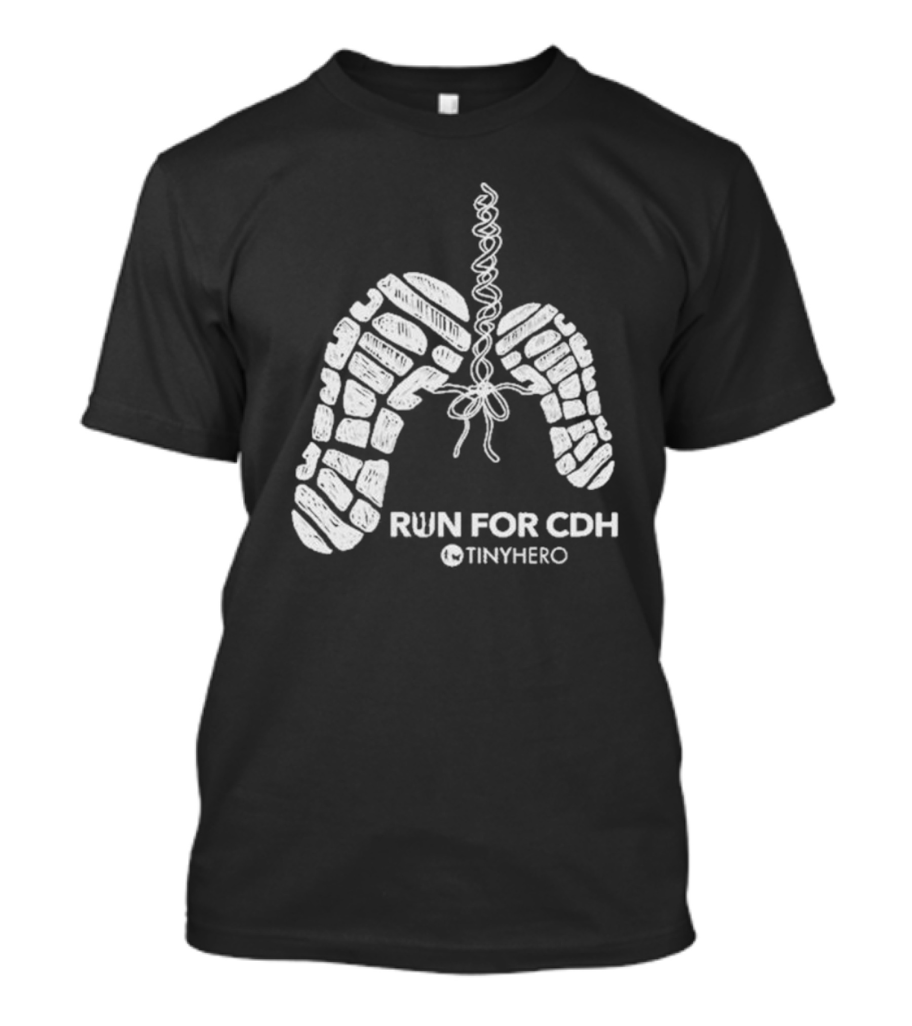 Run For CDH TinyHero Virtual Walk Run Bike Georgia T-Shirt
