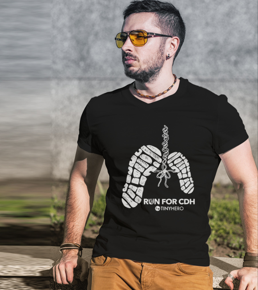Run For CDH TinyHero Virtual Walk Run Bike Georgia T-Shirt