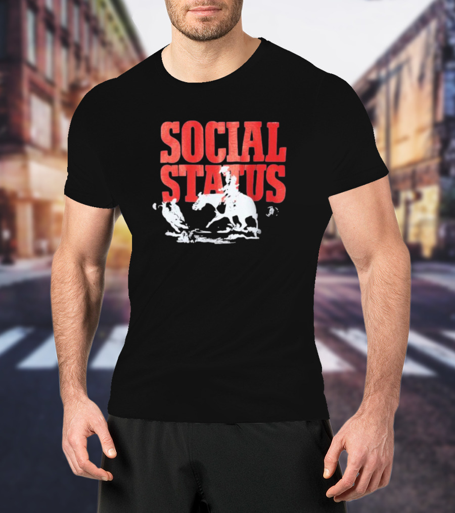 Social Status Cowboy Western T-Shirt
