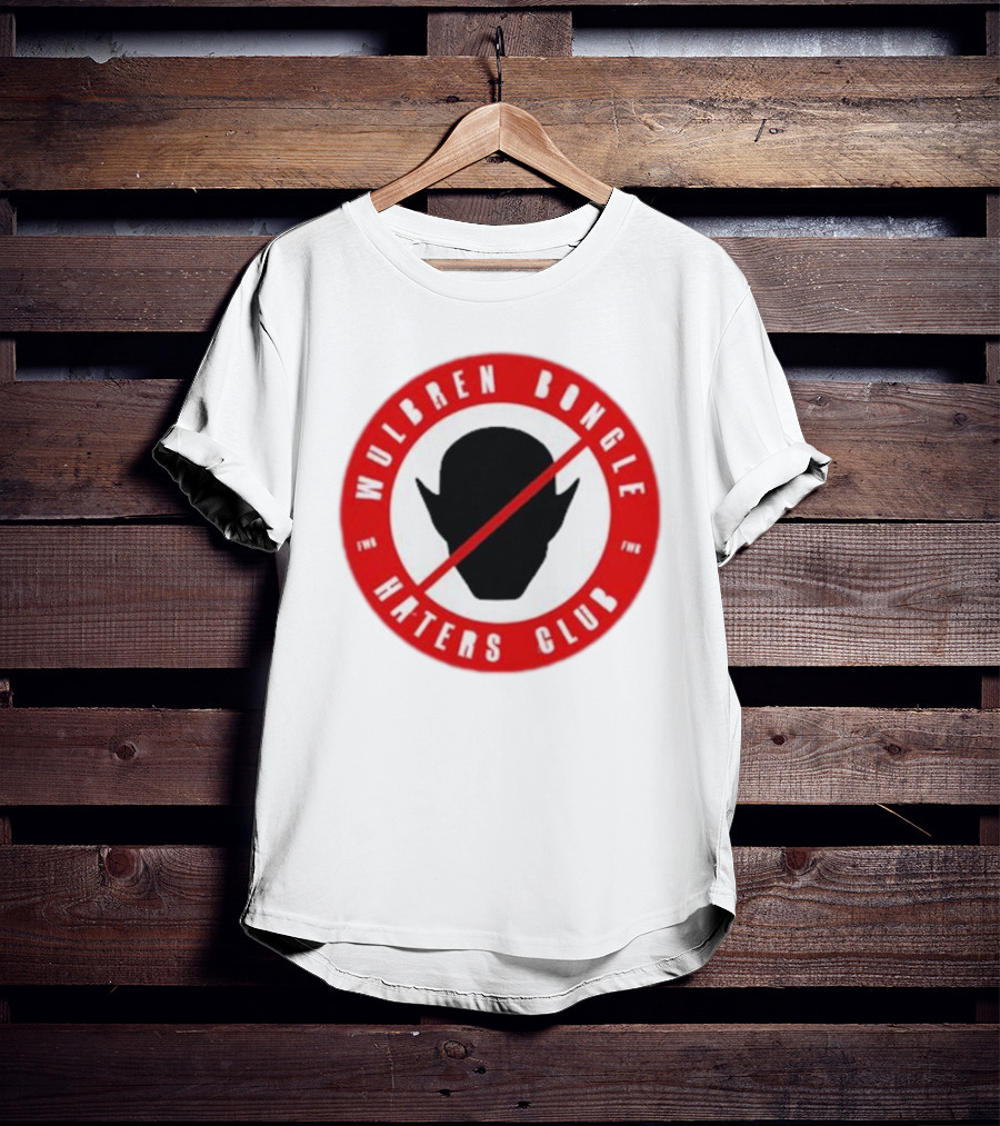 Wulbren Bongle Haters Club FWB Logo Red Circle T-Shirt